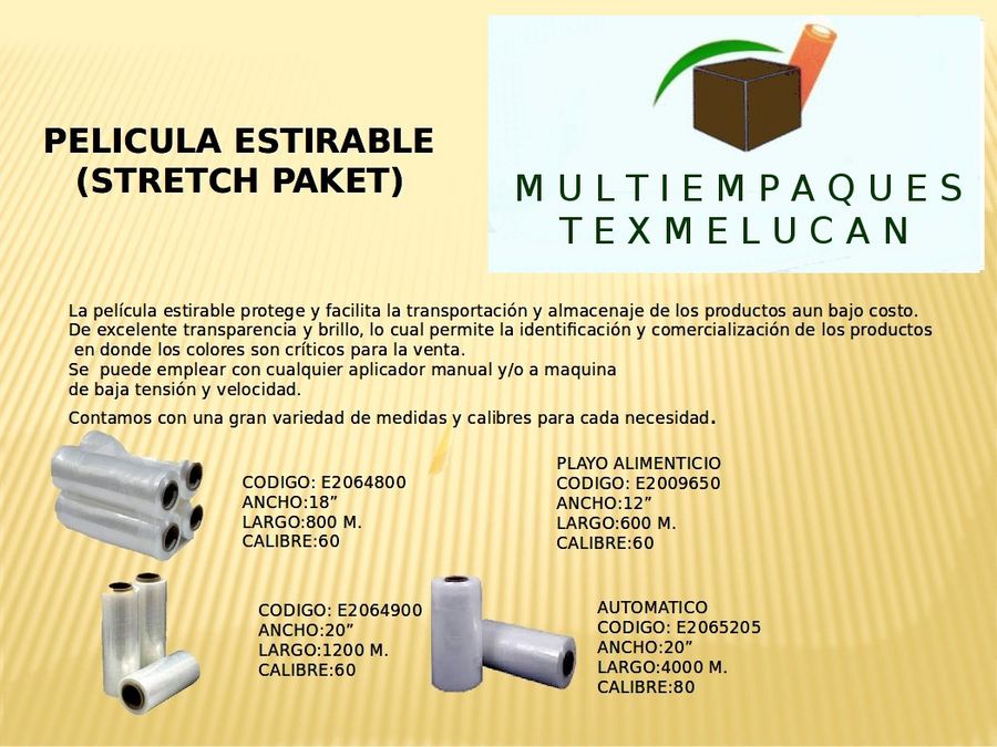 MultiEmpaquesTexmelucan